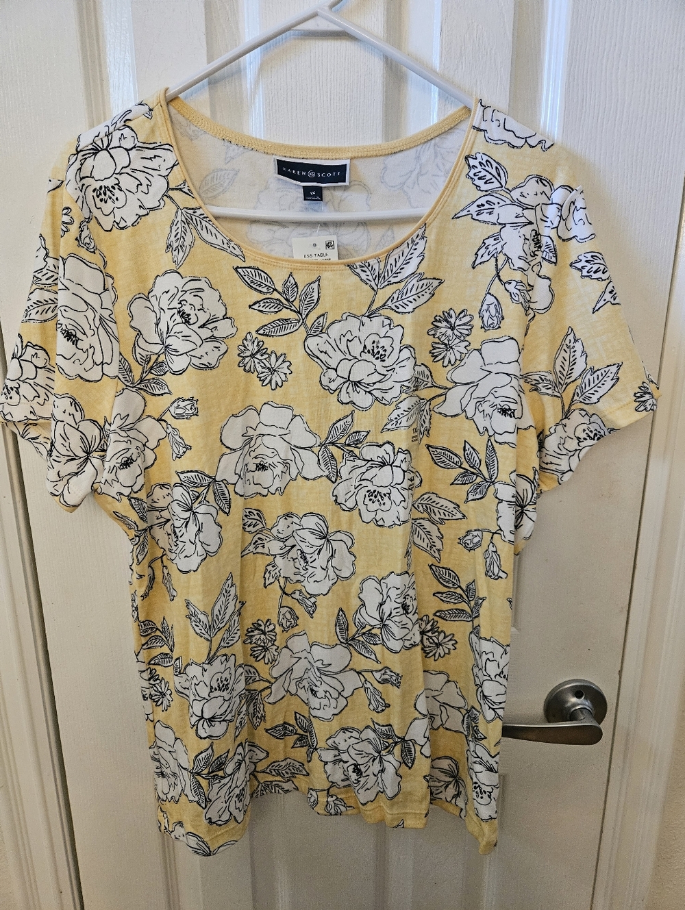 Karen Scott Short Sleeve Tee 1X - NWT